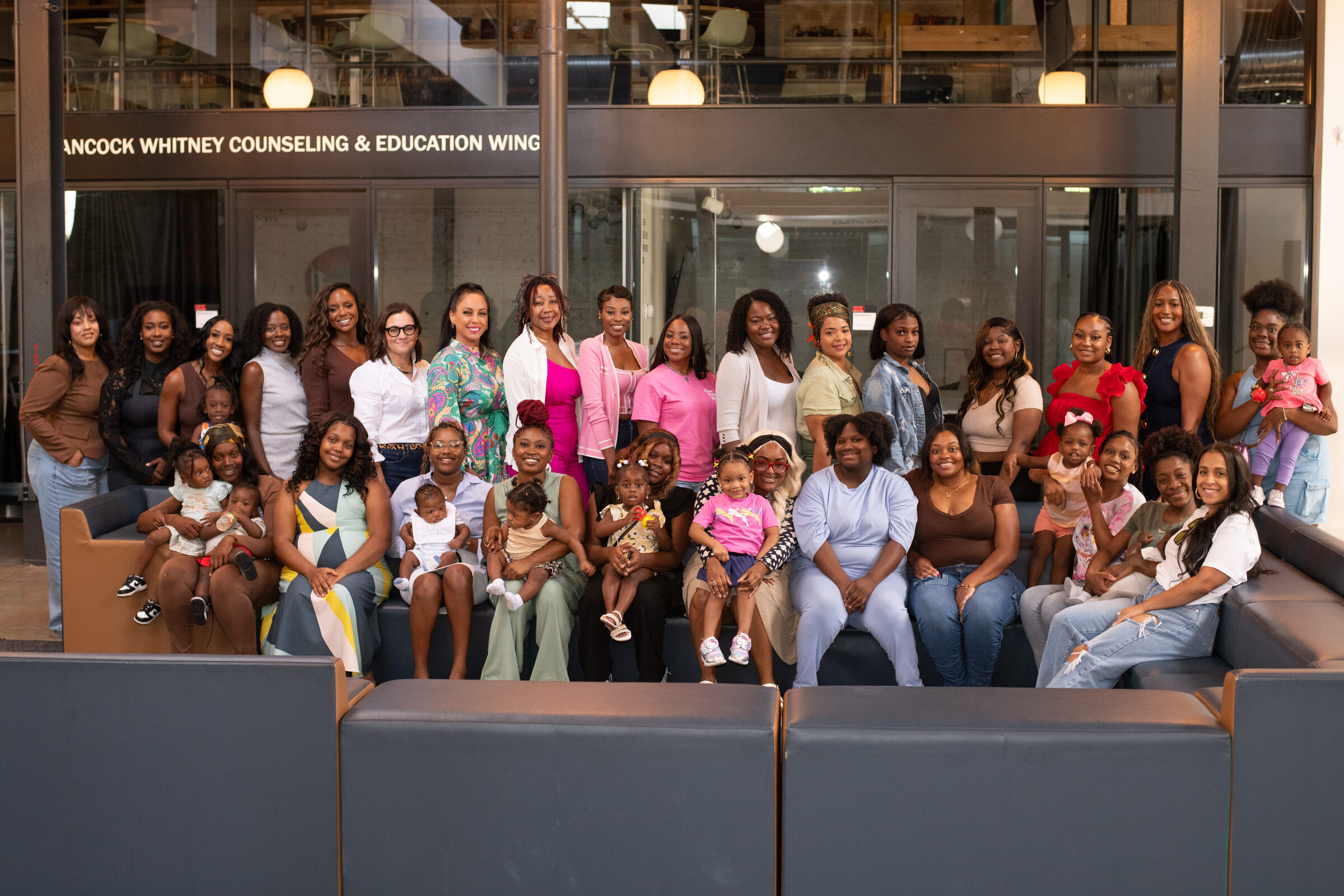 The Mama Tribe village &mdash; mamas, mentors and children together